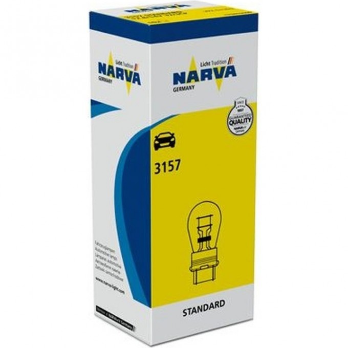 Лампа NARVA AMERICAN TYPES 12V P27/7W W2.5х16q 78957133