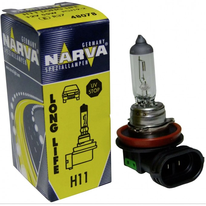 Лампа NARVA LONG LIFE H11 55W LL 12V C1 82886934