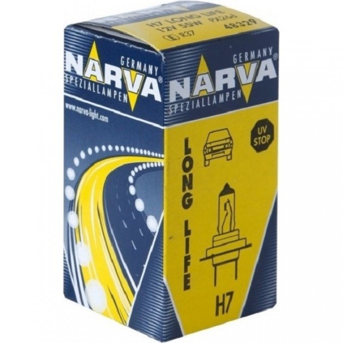 Лампа NARVA LONG LIFE H7 55W PX26d 12V 45929817