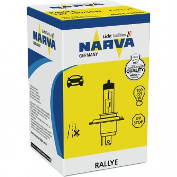 Лампа NARVA RALLYE 12V H4 100/55W P43t-38