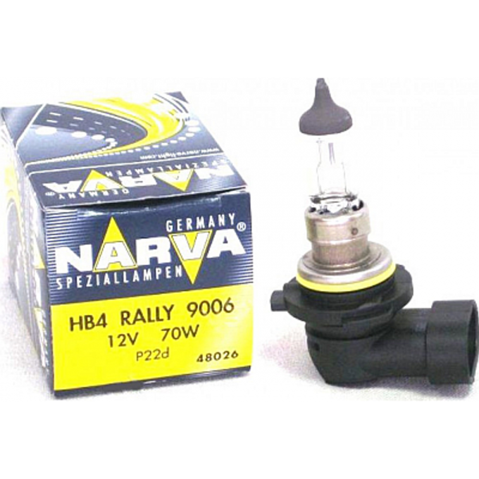 Лампа NARVA RALLYE HB4 12V 70W RA P22d C1 84209194