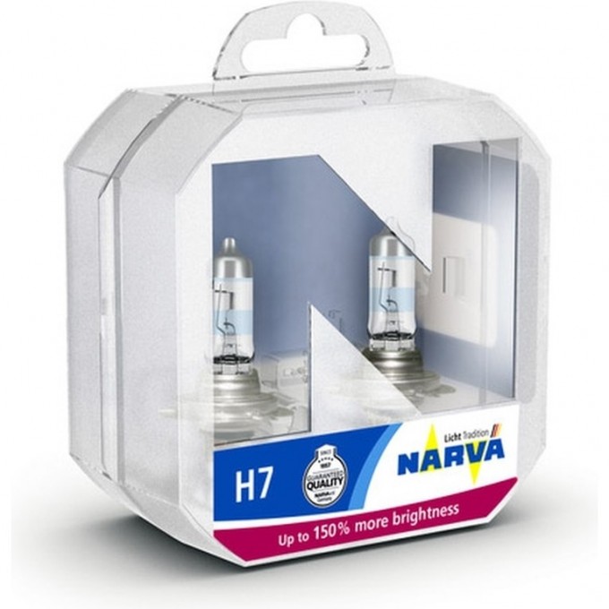 Лампа NARVA RANGE POWER 150 H7 55 PX26d 12V 2шт. 45924020