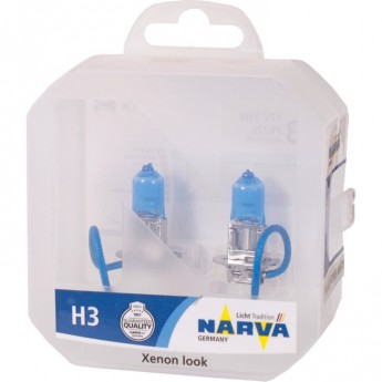 Лампа NARVA RANGE POWER WHITE 12 В H3 55 Вт 2 шт.