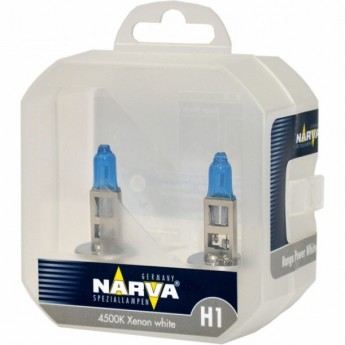 Лампа NARVA RANGE POWER WHITE H1 12V 55W 2 шт.