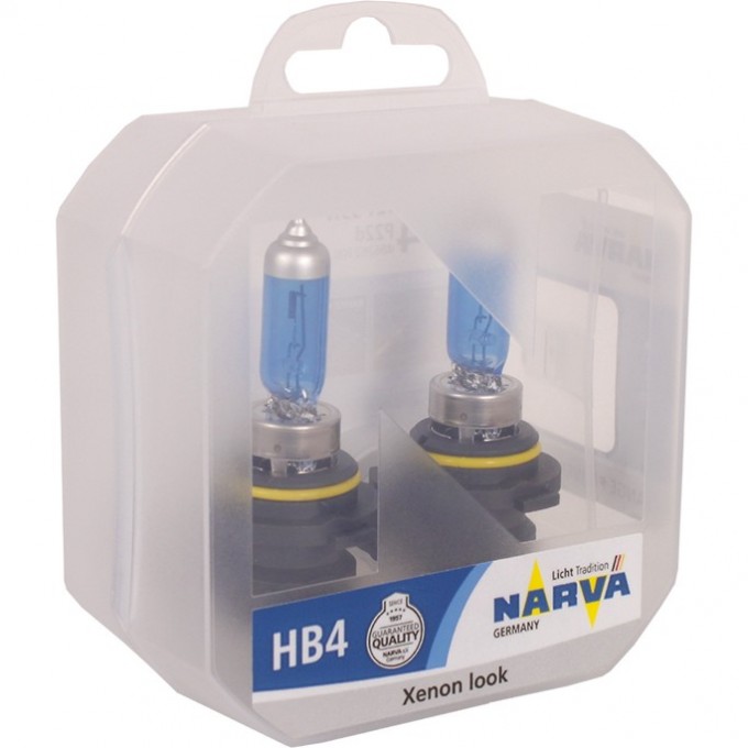 Лампа NARVA RANGE POWER WHITE HB4 9006 12V 55W P22d 117112186