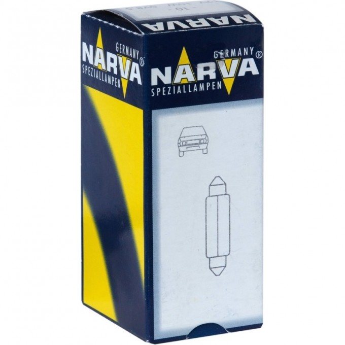 Лампа NARVA STANDARD 12V 10W SV8.5 10 шт. 117112854