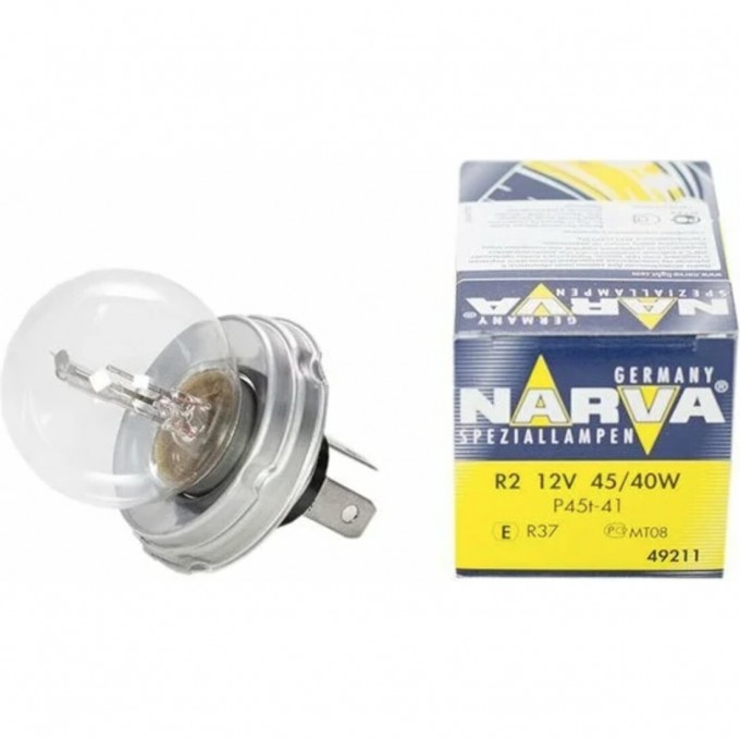 Лампа NARVA STANDARD 12V 45/40W P45t-41 R2 C1 75416526