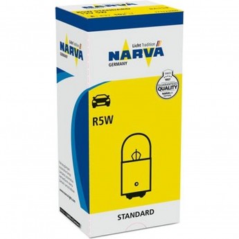 Лампа NARVA STANDARD 12V R5W 5W BA15d