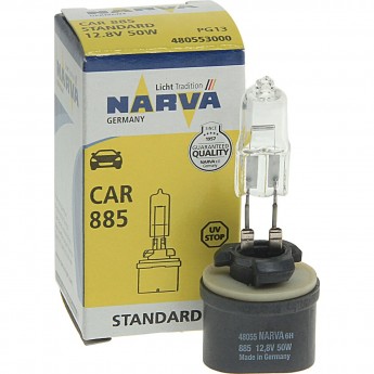 Лампа NARVA STANDARD 885/H27W/1 PG13 12V 50W
