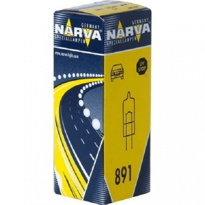 Лампа NARVA STANDARD 891 12.8V 8W G4 47380908