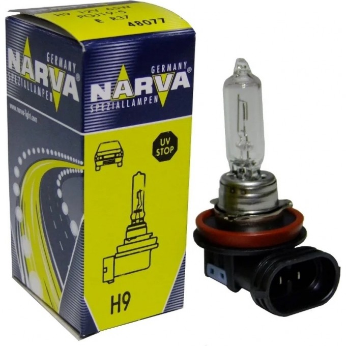 Лампа NARVA STANDARD H9 65W PGJ19-5 12V 38300739