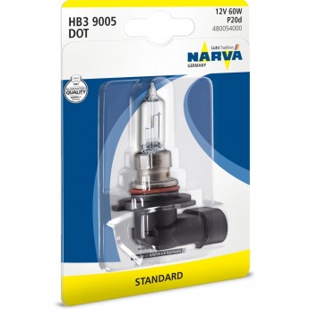 Лампа NARVA STANDARD HB3 65W 12V P20d